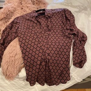 Express blouse button sleeve